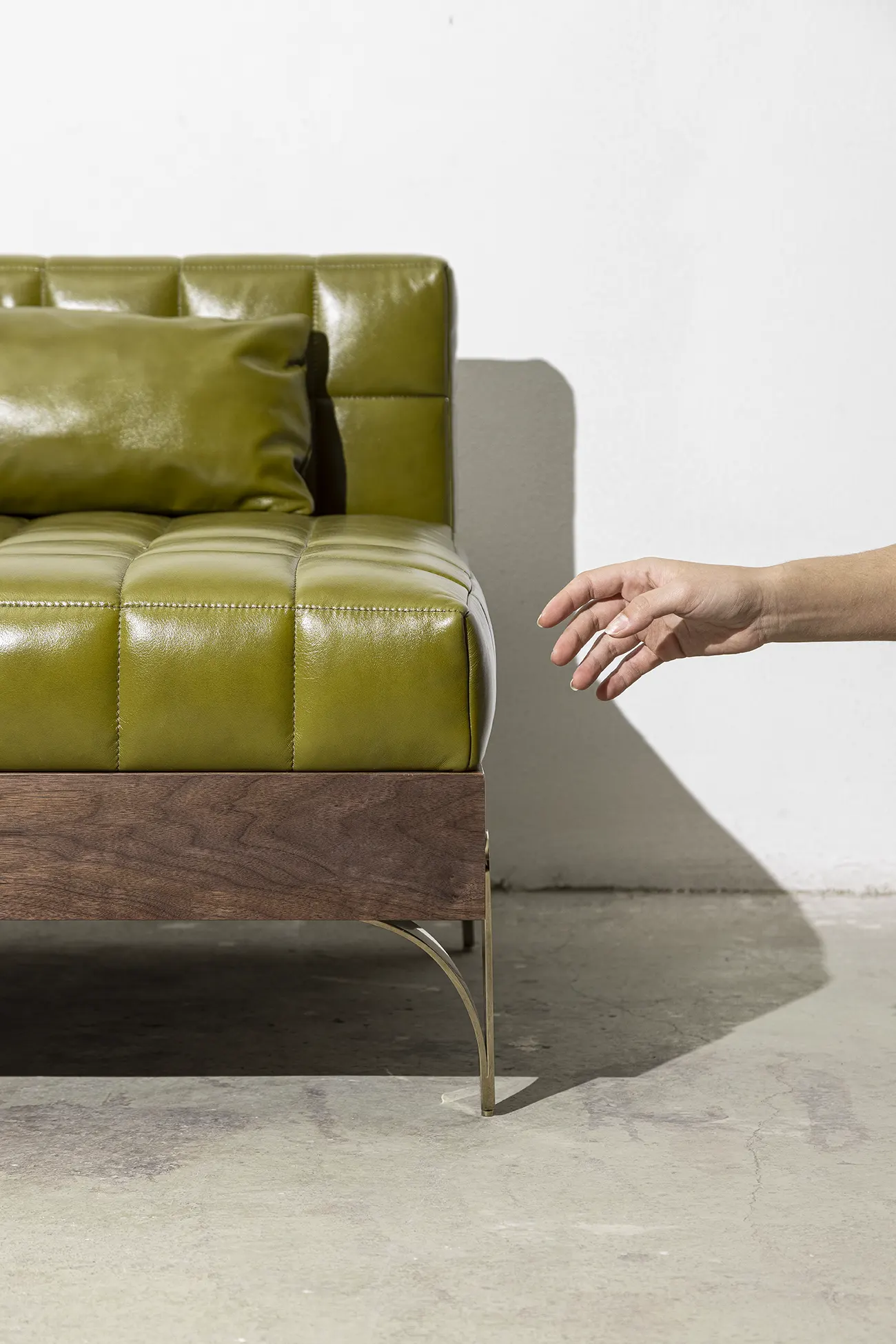 Luxurious Leather Sofa with Elegant Design, Season 2023 Shoot For Mooza Visual Communication by SD=F